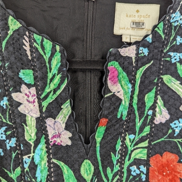 *Sold*KATE SPADE Sleeveless Floral Dress - Picture 3 of 10